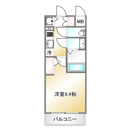 エスリード神戸兵庫駅マリーナスクエアの物件間取画像